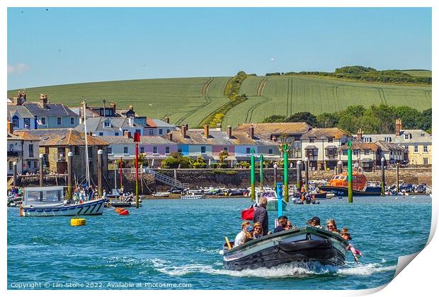 Salcombe by the sea  Print by Ian Stone