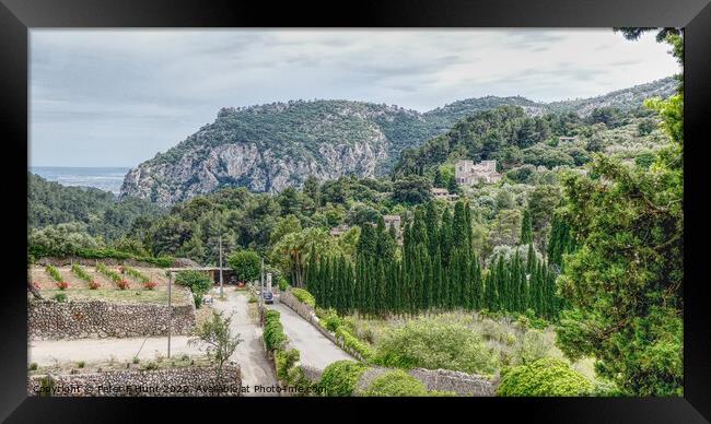 The View From Valldemossa Town Mallorca Framed Print by Peter F Hunt