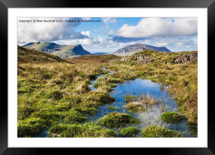 Snowdonia Outdoor Landscape Framed Mounted Print by Pearl Bucknall