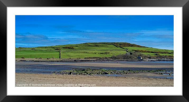 Serene Scottish Seaside Framed Mounted Print by Rodney Hutchinson