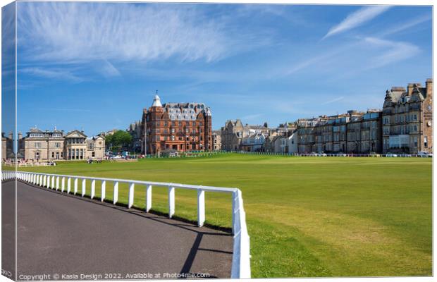 Old Course, St Andrews, Scotland Canvas Print by Kasia Design