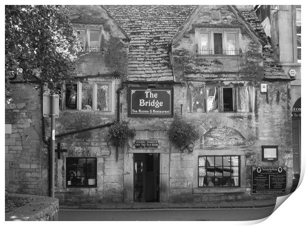 Old Bridge Tea House. Print by Heather Goodwin