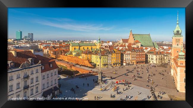 Warsaw Old Town Framed Print by Margaret Ryan