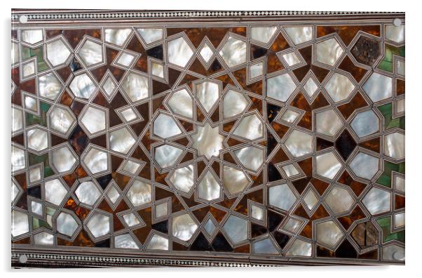 Example of Mother of Pearl inlays Acrylic by Turgay Koca