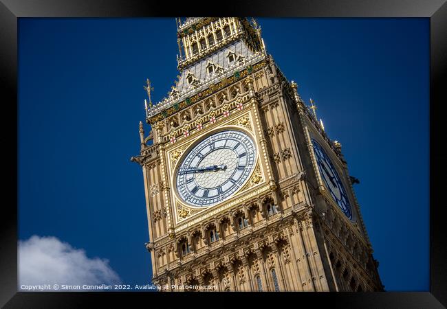 Big Ben 2022 Framed Print by Simon Connellan