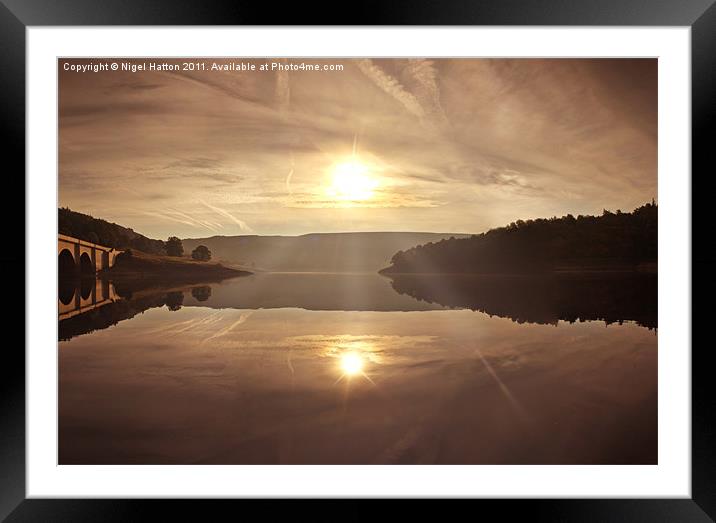 Daybreak Framed Mounted Print by Nigel Hatton