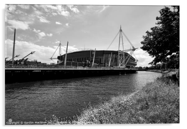 The Principality Stadium, Cardiff Acrylic by Gordon Maclaren