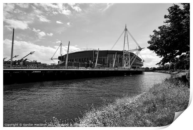 The Principality Stadium, Cardiff Print by Gordon Maclaren