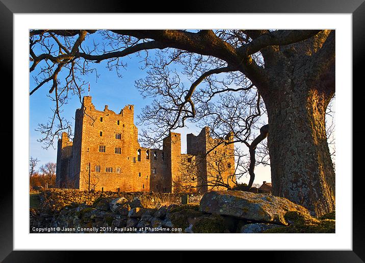 Bolton Castle Framed Mounted Print by Jason Connolly