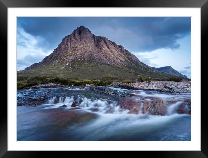 Buachaille and the River Coupall Framed Mounted Print by Anthony McGeever