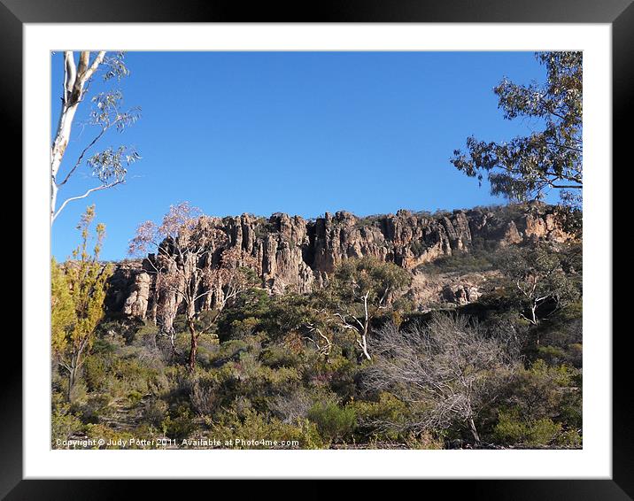 Mount Arapiles National Park 2 Framed Mounted Print by Judy Potter