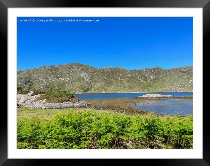 Majestic Lochailort Landscape Framed Mounted Print by tammy mellor