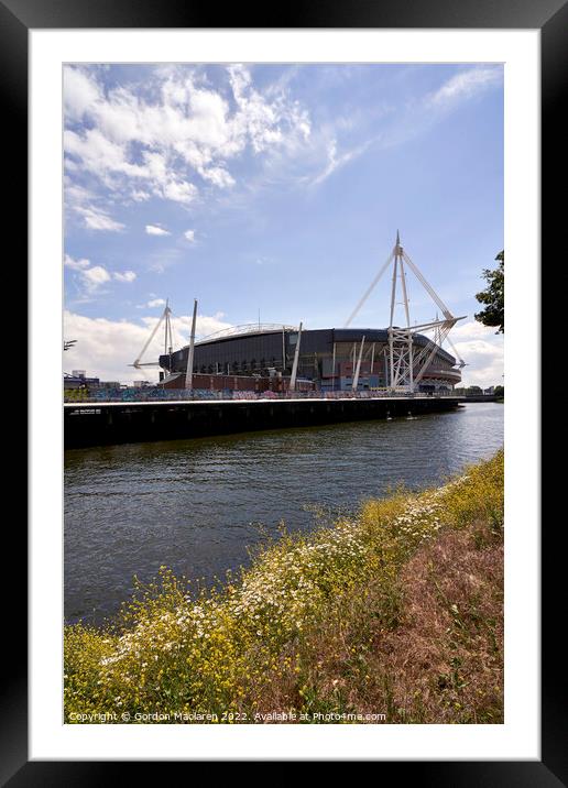 The Principality Stadium, Cardiff, Wales, UK   Framed Mounted Print by Gordon Maclaren