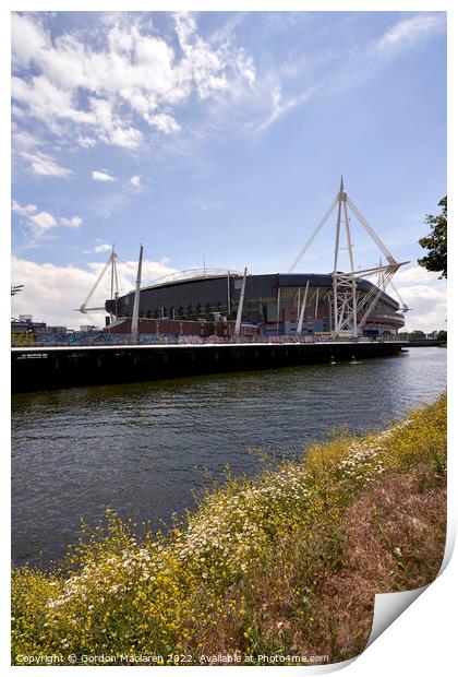 The Principality Stadium, Cardiff, Wales, UK   Print by Gordon Maclaren