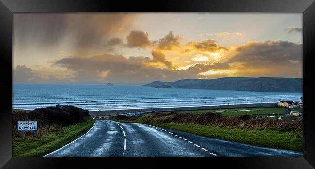 Newgale, Pembrokeshire, Wales Framed Print by Colin Allen