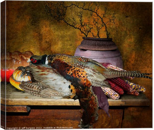 The feast Canvas Print by jeff burgess