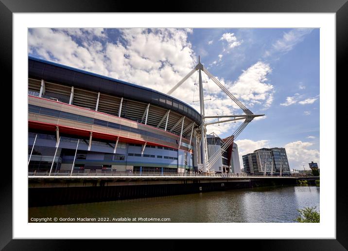 The Principality Stadium, Cardiff, Wales, UK   Framed Mounted Print by Gordon Maclaren