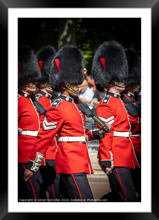 Matching Guards on the Mall Framed Mounted Print by Simon Connellan