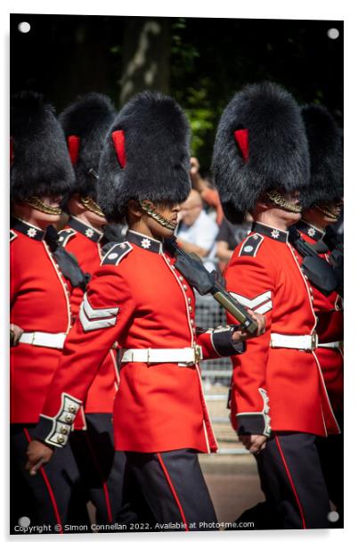 Matching Guards on the Mall Acrylic by Simon Connellan