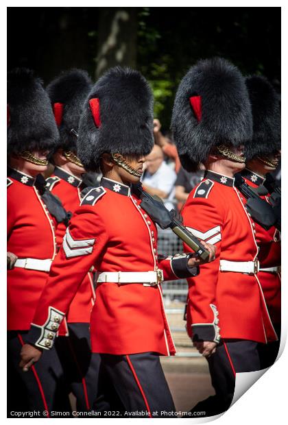 Matching Guards on the Mall Print by Simon Connellan