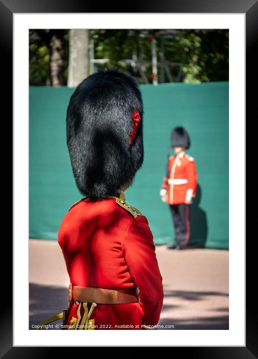 Grenadiers on the Mall Framed Mounted Print by Simon Connellan