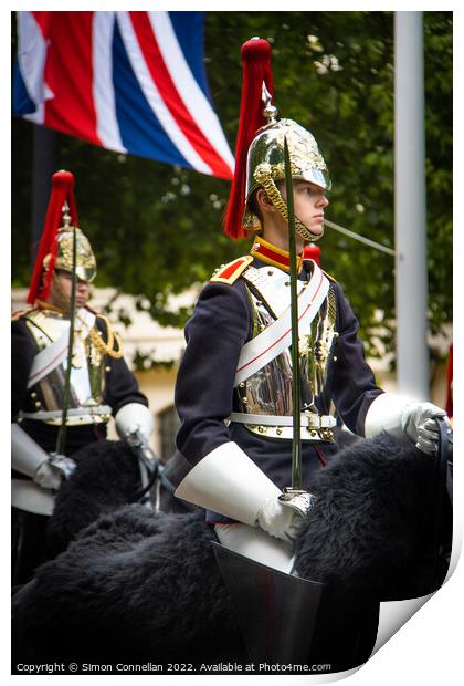 Horseguards on the Mall Print by Simon Connellan