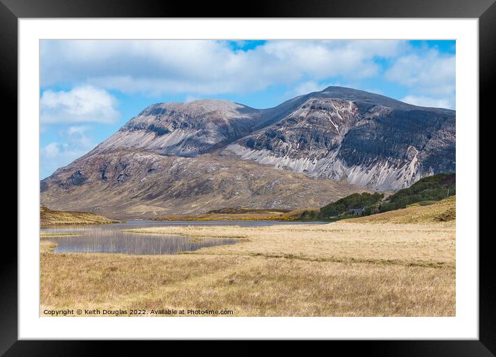 Arkle, Sutherland, North West Scotland Framed Mounted Print by Keith Douglas