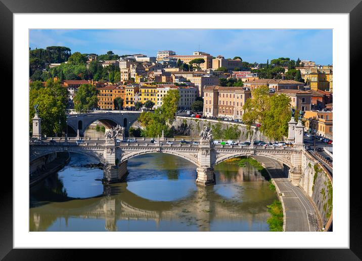City of Rome in Italy Framed Mounted Print by Artur Bogacki