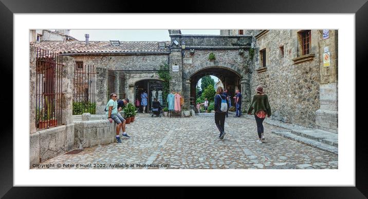 Valldemossa An Old Mountain Village Framed Mounted Print by Peter F Hunt