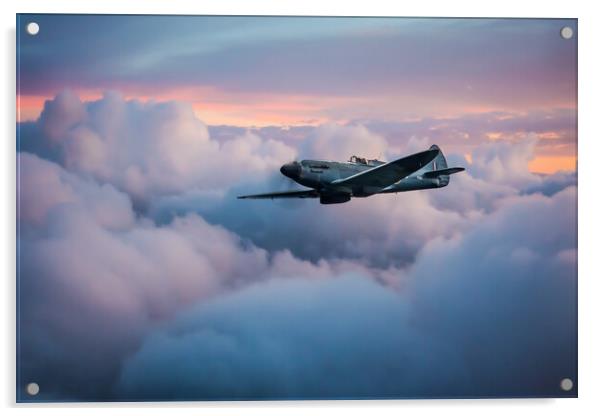 Supermarine Spitfire PS853 Acrylic by J Biggadike