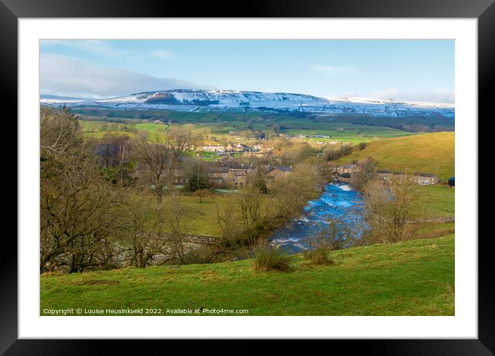 Bainbridge, Yorkshire Dales National Park Framed Mounted Print by Louise Heusinkveld