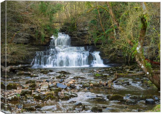 Cotter Force, Yorkshire Dales National Park, England Canvas Print by Louise Heusinkveld