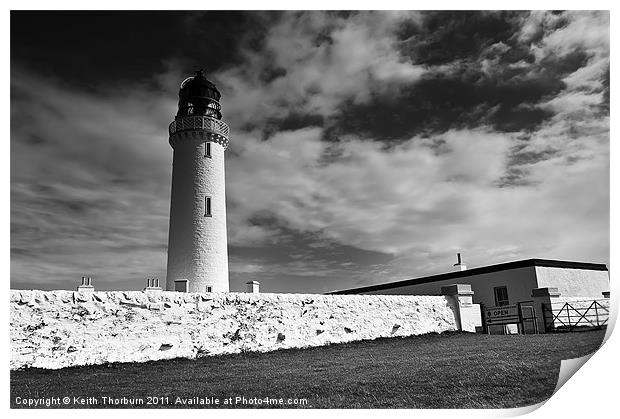 Mull of galloway Lighthouse Print by Keith Thorburn EFIAP/b