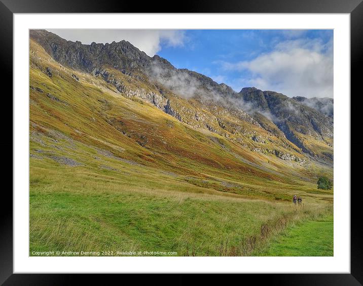 Scottish Highlands  Framed Mounted Print by Andrew Denning