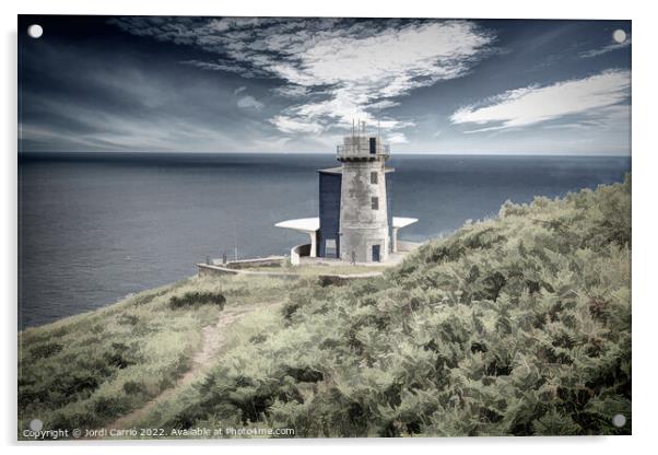 Matxitxako Lighthouse, Euskadi - CR2106-5695-DESS Acrylic by Jordi Carrio