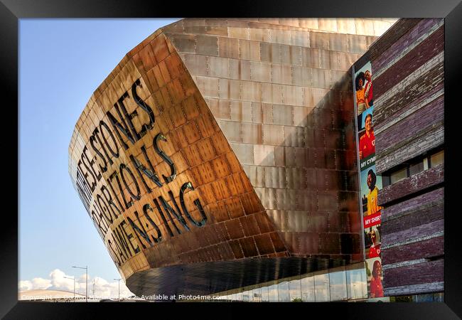 Millennium Centre Arts Complex Cardiff Bay Framed Print by Gordon Maclaren