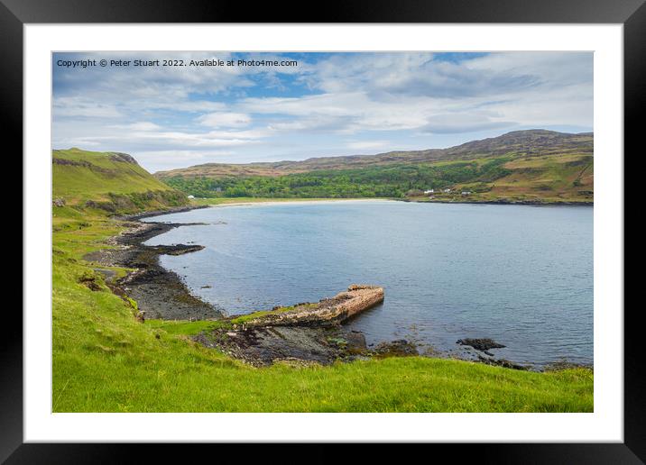 Calgary bay on the isle of mull Framed Mounted Print by Peter Stuart
