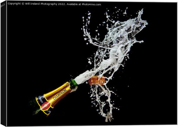 Champagne Celebration Canvas Print by Will Ireland Photography