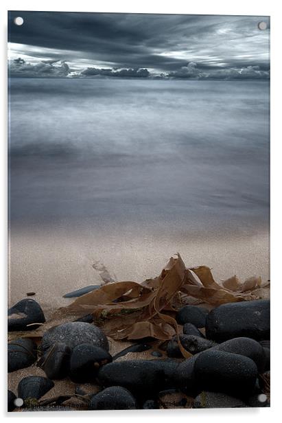 Stoned Beach Acrylic by Keith Thorburn EFIAP/b