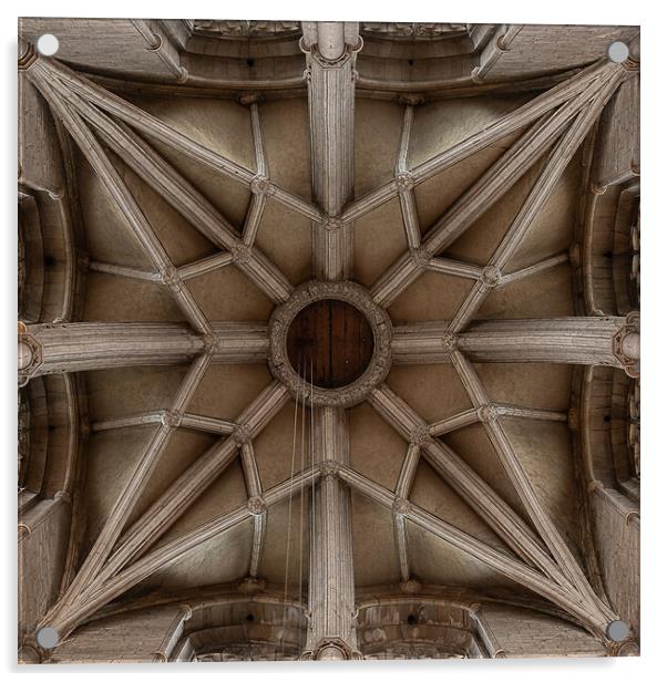 Magnificent Arched Ceiling of Durham Cathedral Acrylic by Stuart Jack