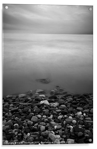 Beach full of Stones Acrylic by Keith Thorburn EFIAP/b