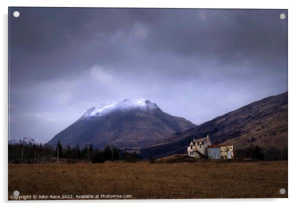 abandoned scotland Acrylic by John Race
