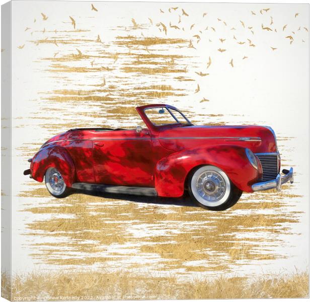 Crazy bout a Mercury Canvas Print by Donna Kennedy