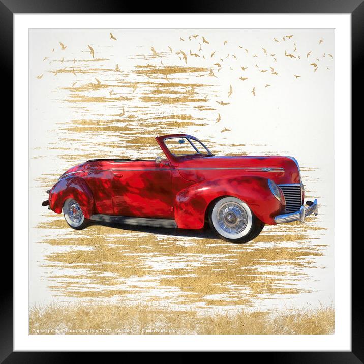Crazy bout a Mercury Framed Mounted Print by Donna Kennedy