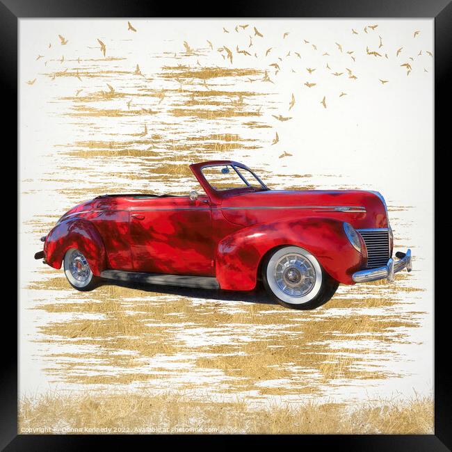 Crazy bout a Mercury Framed Print by Donna Kennedy