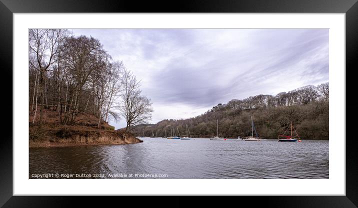 Serenity on Rudyard Lake Framed Mounted Print by Roger Dutton