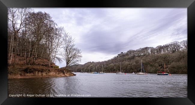 Serenity on Rudyard Lake Framed Print by Roger Dutton