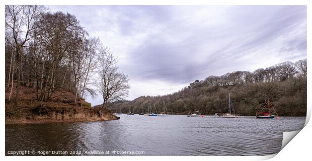 Serenity on Rudyard Lake Print by Roger Dutton