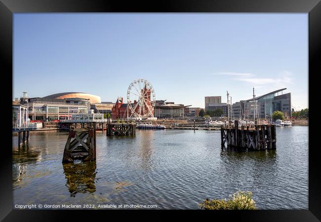 Cardiff Bay, South Wales Framed Print by Gordon Maclaren