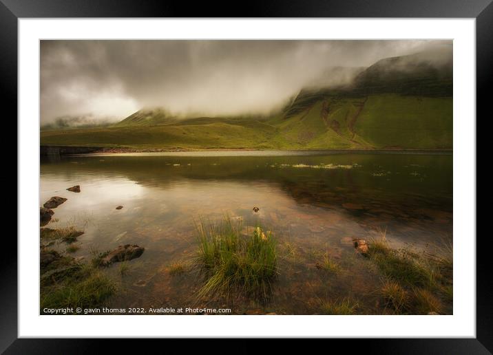 In rolls the mist and cloud  Framed Mounted Print by gavin thomas